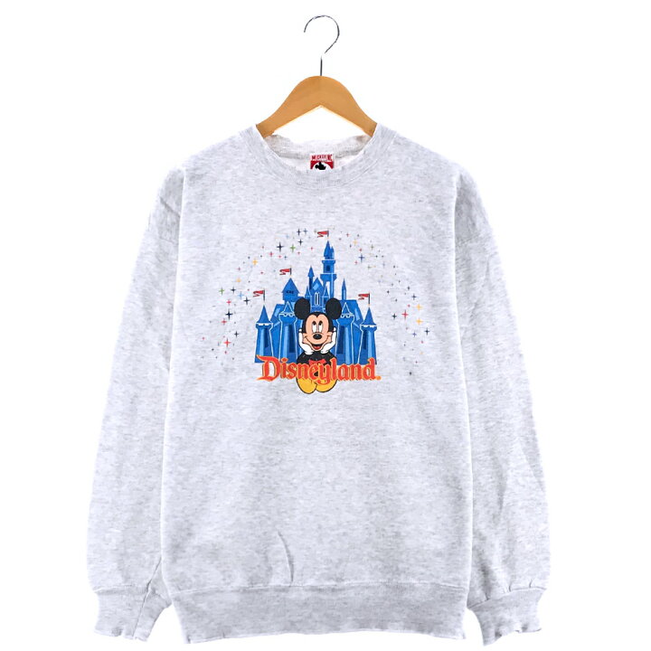 楽天市場 ディズニー ミッキー キャラクタースウェット グレー Disney Mickey ランド Land パーク トレーナー 古着 中古 Wv2101 2401 Wego Vintage Online Store