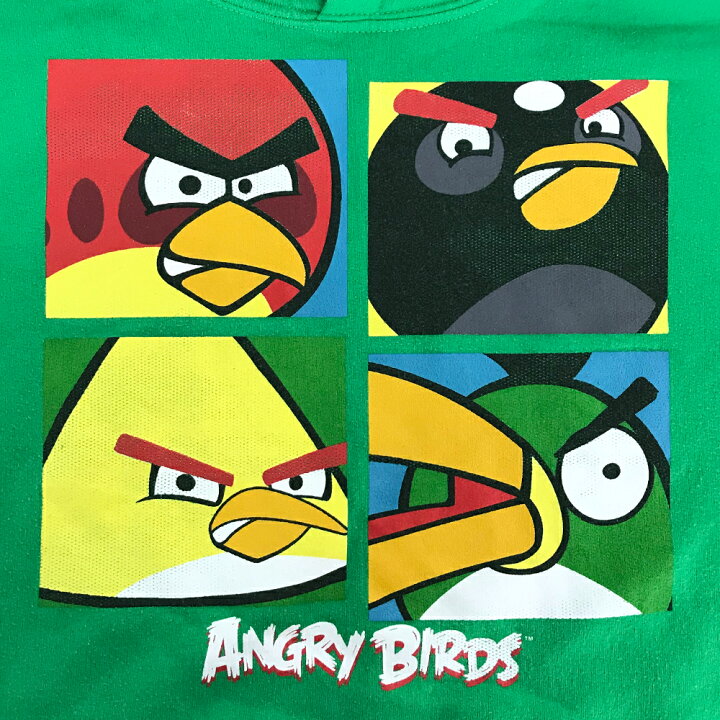 楽天市場 アングリーバード キャラクタースウェット サイズ表記 Xl グリーン Angry Birds 緑 プルオーバー パーカー プリント Fifth Sun ビッグサイズ ビッグシルエット 古着 中古 Wv2101 2426 Wego Vintage Online Store