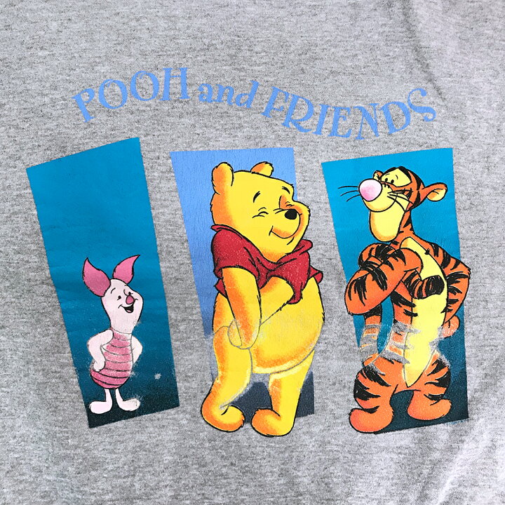 楽天市場】Disney プーさん キャラクタースウェット グレー クマのプー 