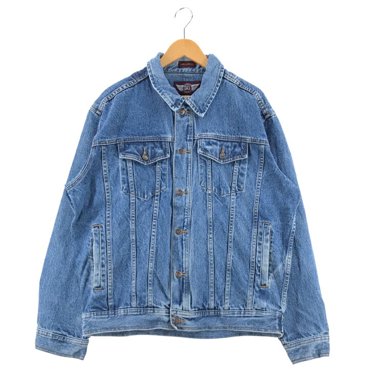 楽天市場】DENIM GEAR BIGデニムジャケット サイズ表記 L ブルー G 