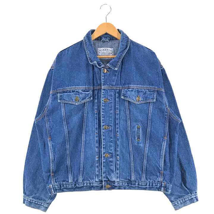 楽天市場 John F Gee Bigデニムジャケット ブルー Gジャン アウター Jacket ビックサイズ Denim 青 古着 中古 Wv2101 2601 Wego Vintage Online Store
