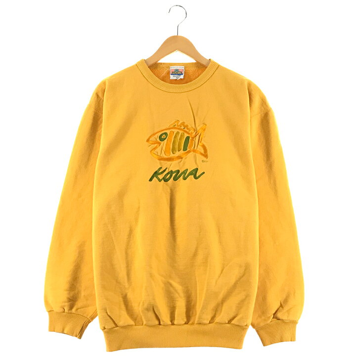 楽天市場】SGT LEISURE 刺繍スウェット サイズ表記 XL イエロー 