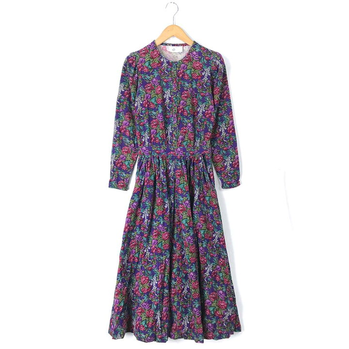 楽天市場 Eileen West ワンピース 花柄 長袖 サイズ表記 6 マルチカラー レディース 古着 中古 Wv1907 1369 Wego Vintage Online Store