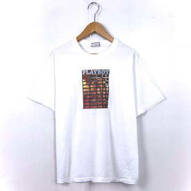 プレイボーイ スケートTシャツ サイズ表記 S 半袖 ホワイト 白 PLAYBOY 古着【中古】wv1907-1420