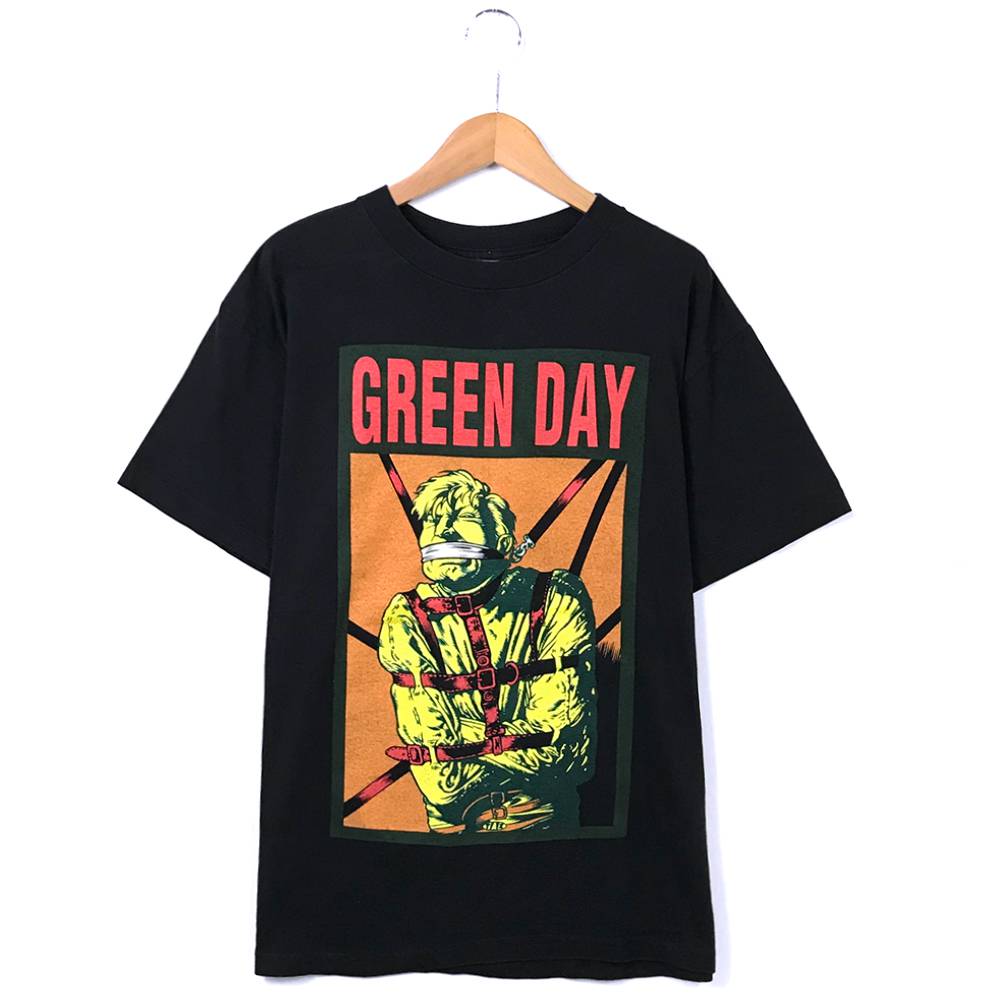 オンラインストア値下 古着 90s GREEN DAY Tシャツ/カットソー(半袖/袖なし)