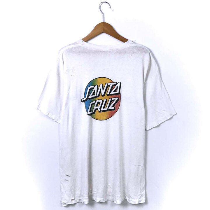 レア!! 名作!! 80s SANTA CRUZ LOGO T-Shirt STEDMAN サンタクルーズ 