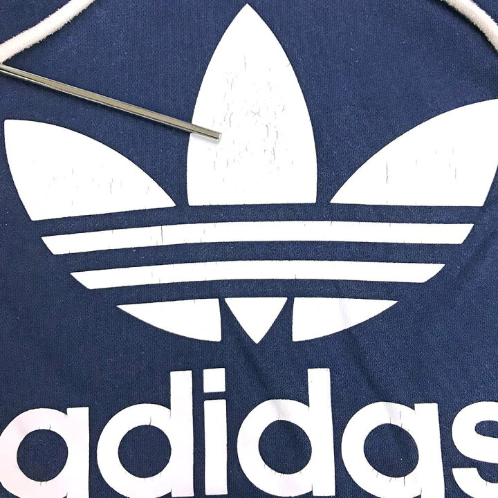 楽天市場 アディダス スポーツブランドスウェット サイズ表記 M ネイビー Adidas ロゴ トレフォイル ヘリテージ プリント プルオーバー パーカー フーディー スポーツ 古着 中古 Wv1907 0429 Wego Vintage Online Store