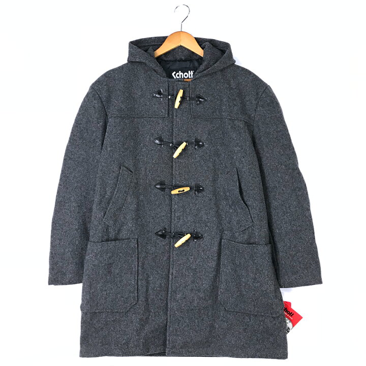 楽天市場】ショット ダッフルコート サイズ表記 42 グレー schott 