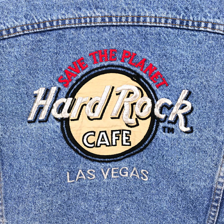 楽天市場】リーバイス デニムジャケット ブルー Levis Hard Rock Cafe 