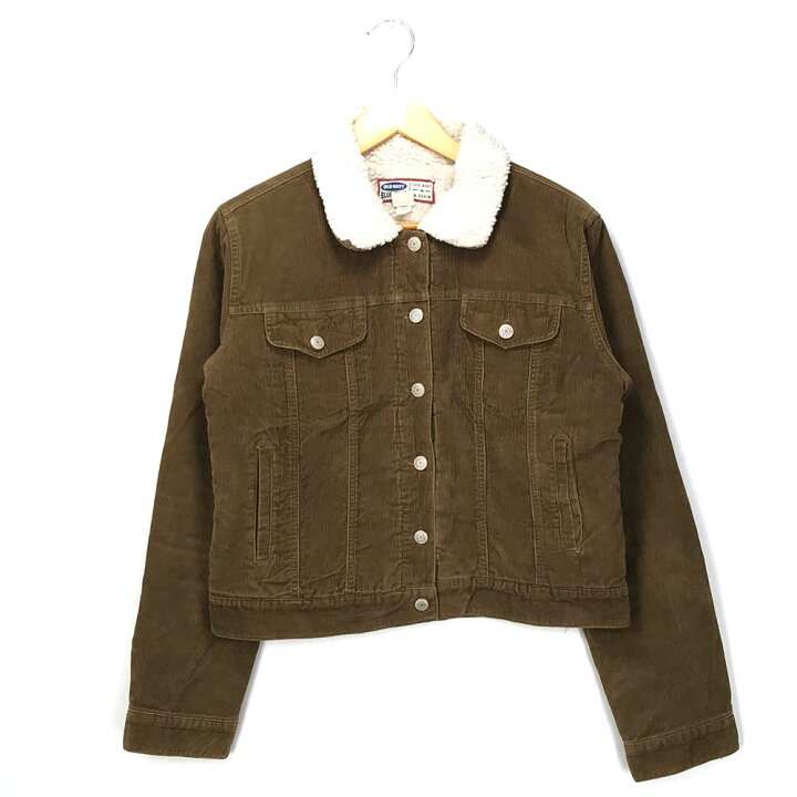 楽天市場】OLD NAVY ボアGジャン サイズ表記 M ブラウン オールド  