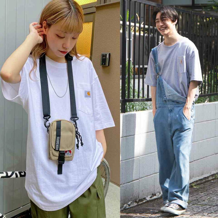 楽天市場 最大15 Offクーポン配布中 8 21 09 59まで Sale5058円 4000円 Carhartt Pockettシャツ カーハート Tシャツ 半袖 メンズ レディース 男女兼用 トップス 半袖 無地 カットソー ワンポイント ポケt 夏 ブランド Wego ウィゴー Wego 楽天市場店