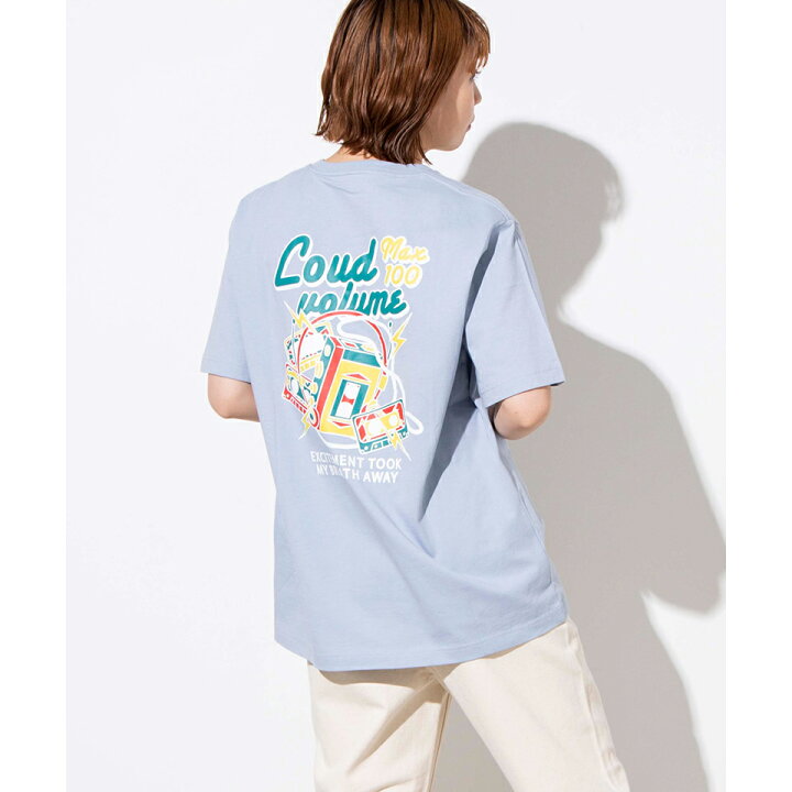 楽天市場 Sale30 Off レトロバックプリントtシャツ Tシャツ レディース プリントtシャツ カットソー トップス 半袖 半袖tシャツ バックプリント ワンポイント Wego ウィゴー Wego 楽天市場店