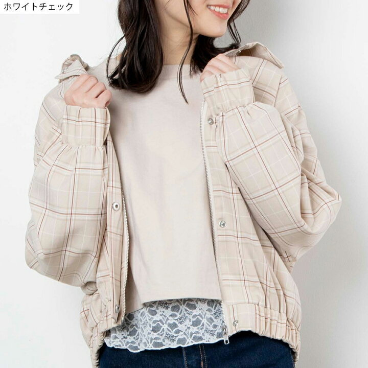 楽天市場 ボリュームポケットブルゾン アウター レディース ブルゾン ジャケット ショート ショートブルゾン ショートジャケット ショートアウター Wego ウィゴー Wego 楽天市場店