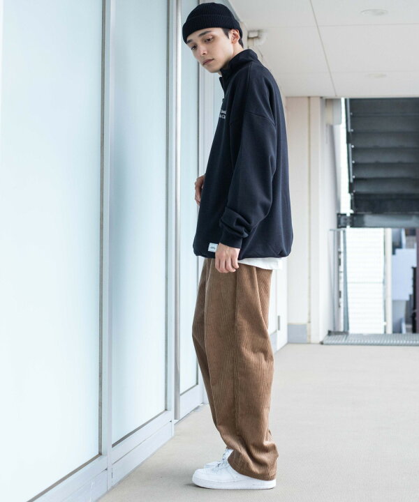 楽天市場 コーデュロイワイドパンツ コーデュロイ メンズ パンツ ボトムス ワイド ゆったり 体系カバー Wego ウィゴー Wego 楽天市場店