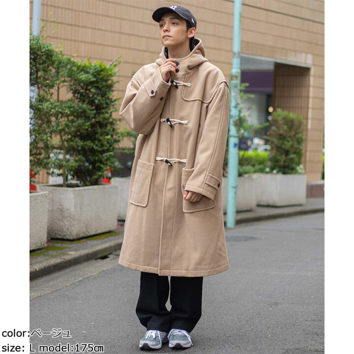 楽天市場 Sale6998円 3798円 ニットメルトンダッフルコート ニットメルトン ダッフルコート コート アウター 羽織り 防寒 あったか オレンジ ベージュ M L メンズ 男性用 Wego Wego ウィゴー Wego 楽天市場店