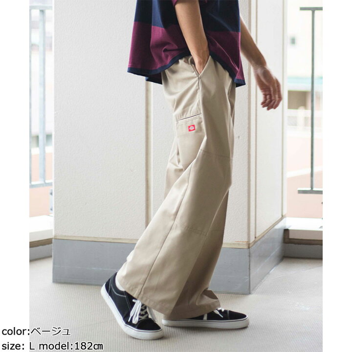 楽天市場 Sale6598円 5284円 別注 Dickies ダブルニーワークパンツ ワークパンツ ワイドパンツ チノパンツ ワーク パンツ Usedライク ストリートコーデ メンズ 男性用 Wego Wego ウィゴー Wego 楽天市場店