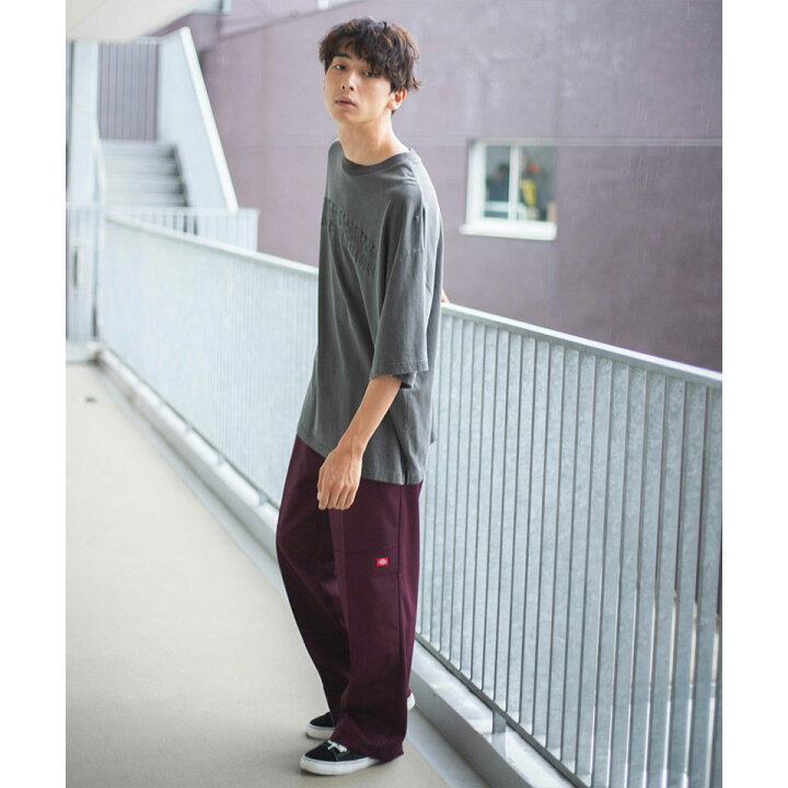 楽天市場 別注 Dickies ダブルニーワークパンツ ワークパンツ ワイドパンツ チノパンツ ワーク パンツ Usedライク ストリートコーデ メンズ 男性用 Wego Wego ウィゴー Wego 楽天市場店