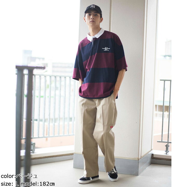 楽天市場 別注 Dickies ダブルニーワークパンツ ワークパンツ ワイドパンツ チノパンツ ワーク パンツ Usedライク ストリートコーデ メンズ 男性用 Wego Wego ウィゴー Wego 楽天市場店