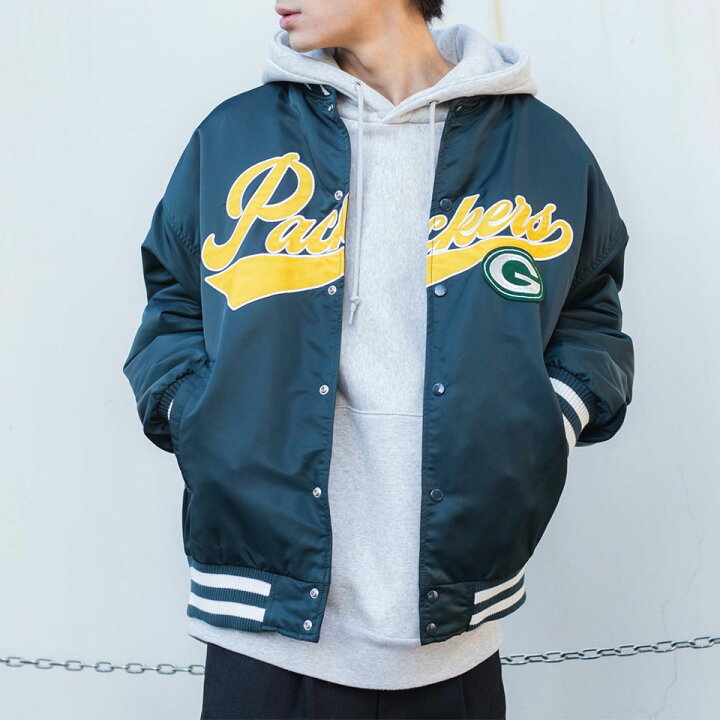 楽天市場】別注PACKERS スタジャン ホワイト NFL パッカーズ M L  