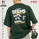 アソートグラフィックT Tシャツ メンズ レディース ユニセックス トップス カットソー 半袖 グラフィック バックプリント ロゴ 夏 夏服 秋 ブランド 綿 ゆったり 大きいサイズ 大人 カジュアル WEGO ウィゴー