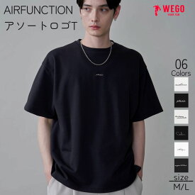 【SALE 2749円→2199円】AIRFUNCTIONアソートロゴT Tシャツ メンズ トップス カットソー 半袖 ワンポイント 春 夏 秋 WEGO ウィゴー