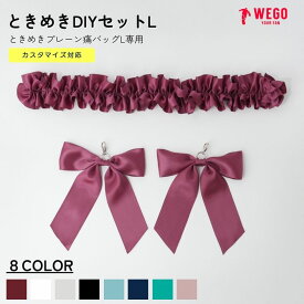 ときめきDIYセットL 痛バッグ 痛バ アレンジ リボン フリル デコ セット 推し活グッズ 推し事 メンカラ WEGO ウィゴー