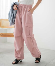 ＼20％OFFクーポン利用で2400円／【SALE 3299円→2999円】イージーパラシュートカーゴパンツ レディース ボトムス ワイドパンツ イージーパンツ カーゴパンツ パンツ ゆったり カジュアル ストリート おしゃれ 細見え WEGO ウィゴー 春 夏 夏服 秋 秋服 冬