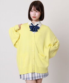 ＼SS限定25％クーポン利用で2250円／【SS限定SALE 3299円→2999円】楽天1位★ WEGO スクールニットカーディガン レディース カーディガン 制服 学生 学生服 高校生 中学生 スクール 学校 オフィス 仕事着 事務 ゆったり 厚手 洗える 黒 ネイビー 秋冬 ウィゴー