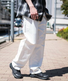 ＼20％OFFクーポン利用で1760円／【SALE 2529円→2199円】チノイージーストレートパンツ チノパン シェフパンツ イージーパンツ メンズ パンツ ストレートパンツ ボトムス ウエストゴム 大きいサイズ 小さいサイズ ゆったり レディース 男女兼用 秋 冬 WEGO ウィゴー