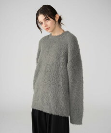 ＼マラソン最大20％クーポン利用で2000円／【SALE 3299円→2499円】25冬新作 フェザーニットプルオーバー ニット メンズ レディース セーター トップス 長袖 ゆったり ボーダー 無地 ふわふわ 秋 冬 男女兼用 WEGO ウィゴー