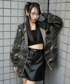 ＼20％OFFクーポン利用で3200円／【SALE 4399円→3999円】新色追加★ グラフィックBIGZIPパーカー レディース パーカー ジップパーカー トップス スウェット 羽織り ゆったり カレッジロゴ フーディー カジュアル おしゃれ 秋 冬 WEGO ウィゴー