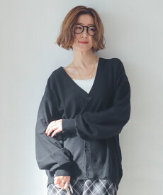 ＼10/4 20時〜4h限定！20％クーポン利用で2000円／【SALE 2749円→2499円】ドロップショルダーカーディガン レディース カーディガン ゆったり 春 ニット トップス 羽織り 体型カバー Vネック 黒 かわいい おしゃれ メンズ 男女兼用 大きいサイズ WEGO