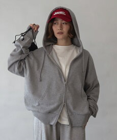 ＼マラソン最大20％クーポン利用で2000円／【マラソン限定SALE 3299円→2499円】25秋新作 コンパクトフィットダブルZIPパーカー レディース メンズ パーカー トップス 長袖 ジップパーカー 羽織り スウェット ゆったり 無地 おしゃれ 秋冬 男女兼用 WEGO ウィゴー