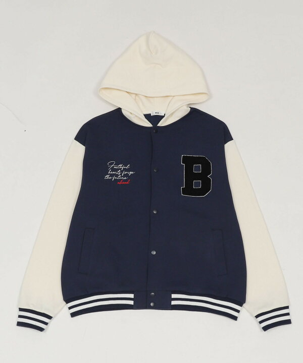 楽天市場】【SALE 4399円→3299円】スウェットフードスタジャン 
