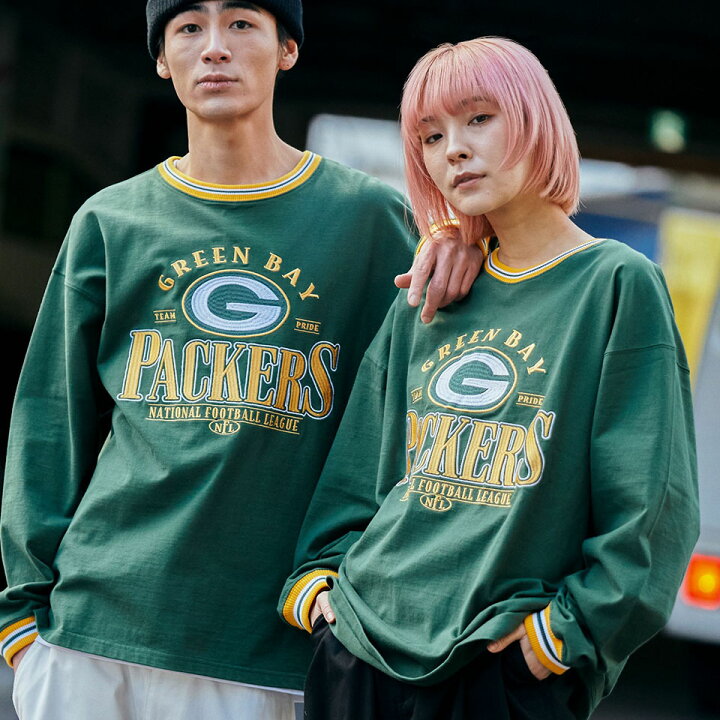 楽天市場 クーポン利用で10 Off 別注 Nfl チームロゴ刺繍bigロンt Tシャツ 長袖 プリントtシャツ トップス メンズ レディース 男女兼用 Nfl カレッジロゴ ロゴ カレッジ ライン ラインリブ ロンt 大きめ ビッグシルエット Wego ウィゴー Wego 楽天市場店