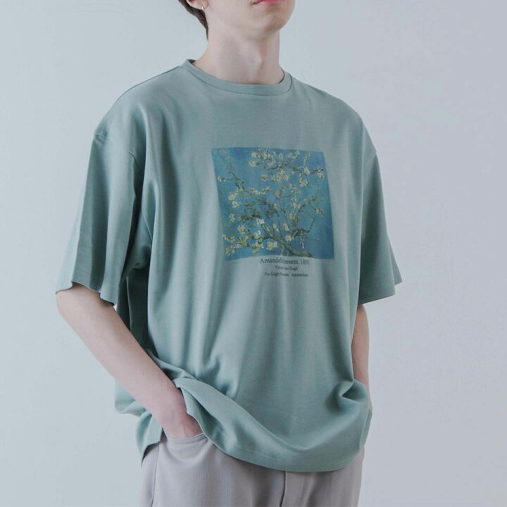 楽天市場 10 Offクーポン配布中 3000円以上購入で Art Collection Loose Tee Tシャツ 半袖 半そで グラフィックt グラフィック プリント プリントt ミント オレンジ ホワイト M L レディース 女性用 メンズ 男性用 ユニセックス Wego ウィゴー Wego 楽天市場店