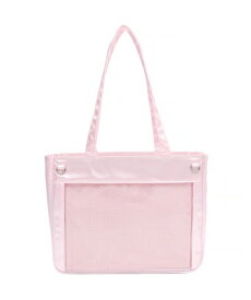 ときめきサテン痛バッグS 痛バ 痛バッグ レディース デコバッグ トートバッグ ショルダーバッグ 目隠しフラップ付き 缶バッジ アクスタ 推し活 グッズ A4 サテン 軽量 WEGO ウィゴー