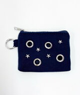 【SALE 770円→550円】【WEGO】ハトメスタッズポーチ