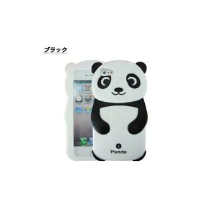 ����iphone5/5s�P�[�X �l�C�̃L�����N�^�[�@�p���_3D�f�U�C���@�u���b�N