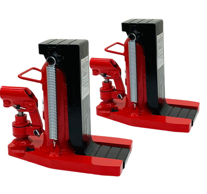 楽天市場】6ヶ月保証【新型新入荷】2台 爪付油圧ジャッキ 爪ロング 
