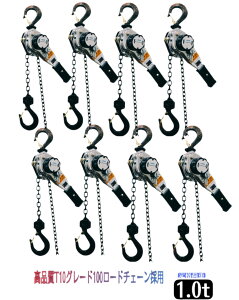 VVo[ o[zCXg 1ton 1000kg 1.0t 1g 1TONiLever Hoistjyʃ`F[o[zCXg iT10 O[h100`F[1.5m ~jo[V^ `F[zCXg `F[ubN `F[