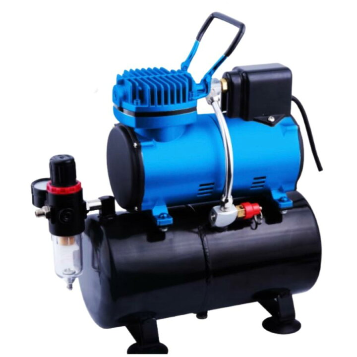 楽天市場】【三方良し】新型 オイルレス・ミニエアーコンプレッサー3L 
