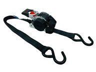 三方良し ラチェット式荷締機 自動巻 幅25mm 長さ1.8m/3.3m 自動巻き取り式 ラチェットベルト荷締機タイ…