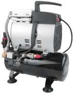 三方良し オイルレスエアーコンプレッサー4Lタンク付き 0.8MPa最高圧力 静音 コンパクト 軽量小型 塗装 …