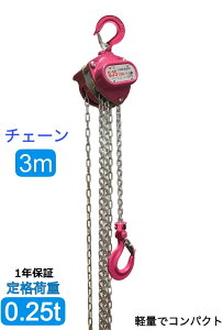 Vfy1Nۏ؁zyʏ^ 蓮`F[ubN0.25ton `F[3m sNF 250kg `F[zCXg iCEETUVEGSKiF؍ςݐiii o[zCXg蓮 ג@ ג 