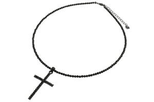VRJbgEIjLXgpIIyCut Onyx Cross Necklace/Modern Piratesz_pC[cEVR΁ENXElbNXE\ˁEUI