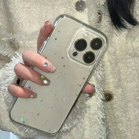 星空 iPhone17ケース キラキラ 薄型 軽量　 iphone16ケース 透明 クリア ラメ スマホケース スマホカバー アイフォンケース iPhone12 iPhone13 iPhone14 iPhone15 iPhone16 iPhone17 Pro Max ケース アイフォン17ケース ソフト 軽量 韓国 おしゃれ