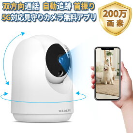 【P10倍！期間限定！】見守りカメラ 防犯カメラ 200万画素 5GHz ベビーモニター ベビーカメラ ペットカメラ ドームカメラ 自動追跡 追尾 留守番 見守りカメラ 屋内 工事不要 ワイヤレス 防犯カメラ 家庭用 小型 スマホ 会話 通話