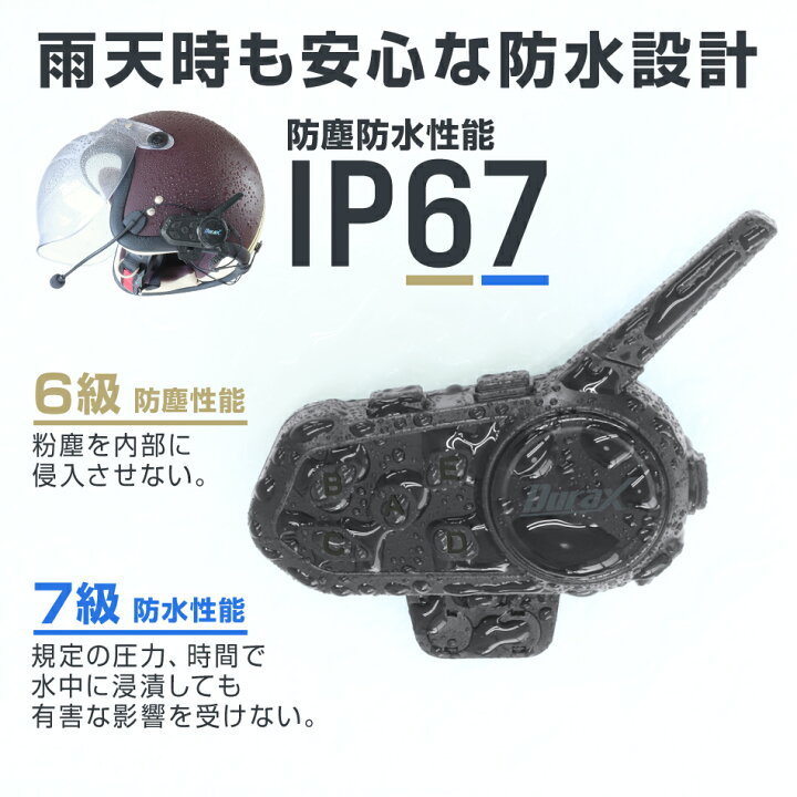 楽天市場】【5%OFFクーポン配布中】インカム バイク インカム 1台 2台 