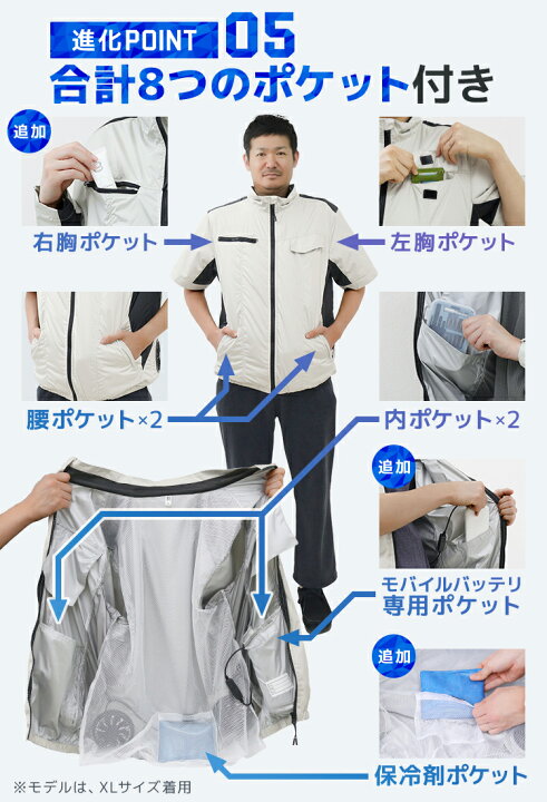 楽天市場】【最大20%OFFクーポン配布】ファン付きベスト ハイグレード 